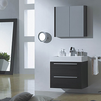 RIMINI Series Bathroom Vanity, bathroom solutions, certified premium quality melamine, soft close hardware, space saving drawers, high quality cast-polymer washbasins, accommodate plumbing