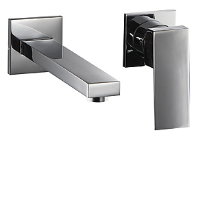 32-199-CR, Single Lever Concealed Washbasin Mixer, Wall Lavatory