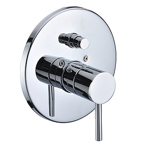 34-200-CR, Concealed shower/bath mixer with on line diverter Pressure Balanced, Shower Valve