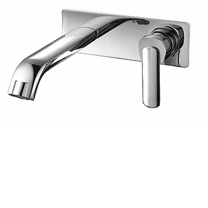 36-199-CR, Single Lever Concealed Washbasin Mixer, Wall Lavatory