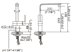 32-133-CR, Single Lever Sink Mixer, Kitchen