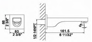 32-159-CR, Tub Spout, Tub Spout