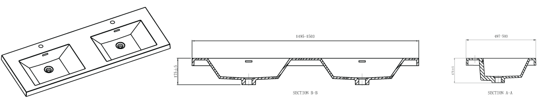 AM1500D-1 Technical Drawing