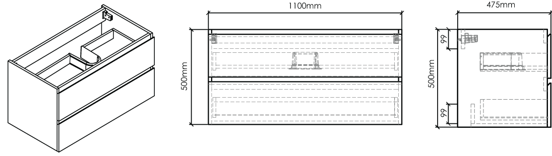 CA1100-2 Technical Drawing