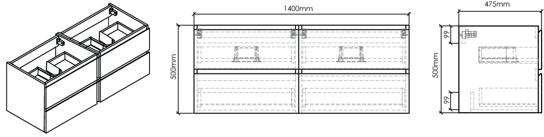 CA1400D-2 Technical Drawing