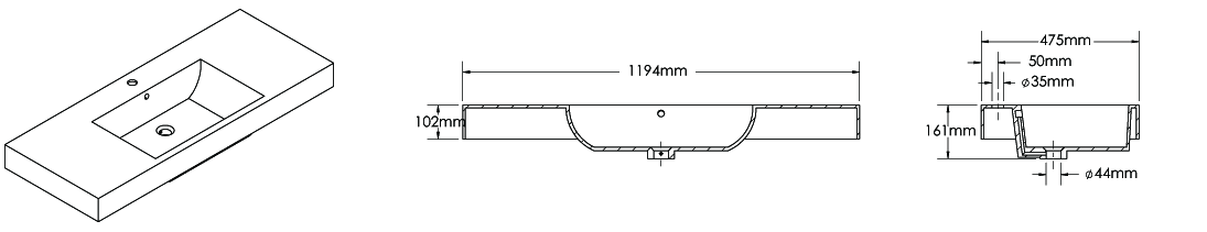 LA1200-1 Technical Drawing