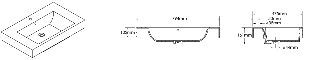LA800-1 Technical Drawing