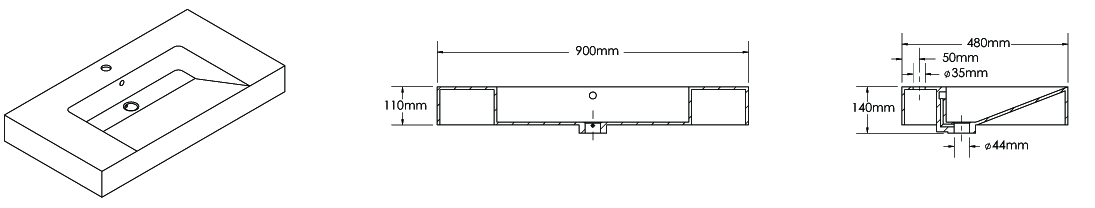 LE900-1 Technical Drawing