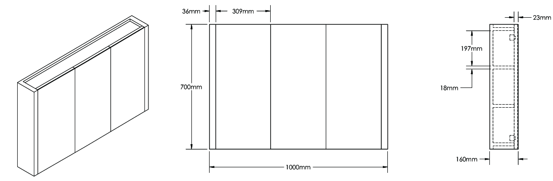 LI1000-3 Technical Drawing