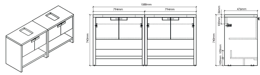 LI1600D-2 Technical Drawing