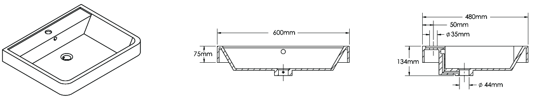 PA600-1 Technical Drawing