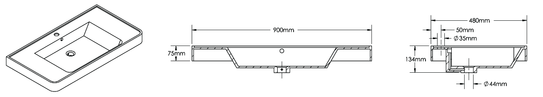 PA900-1 Technical Drawing