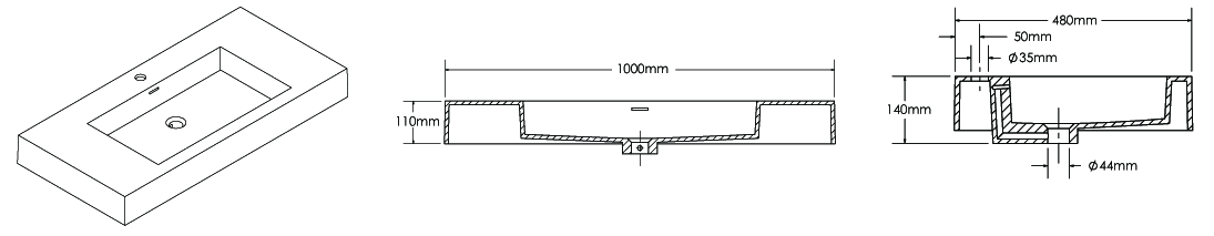 RI1000-1 Technical Drawing