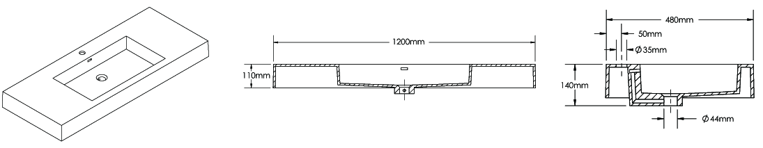 RI1200-1 Technical Drawing