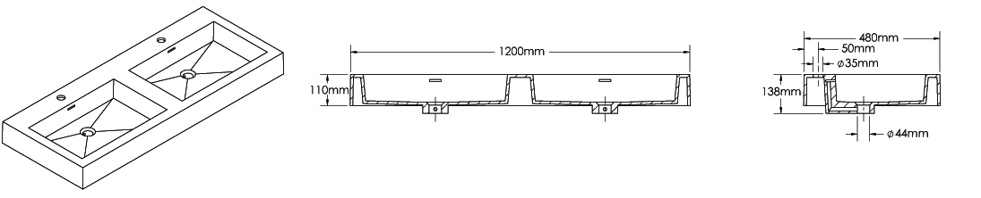 RI1200D-1 Technical Drawing