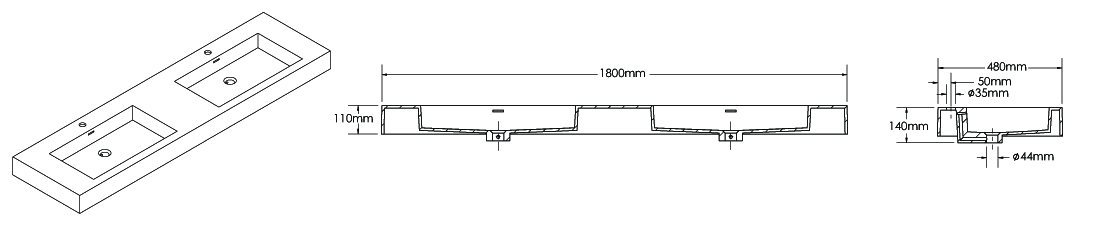 RI1800-1 Technical Drawing
