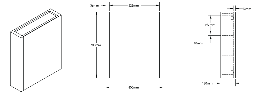 RI600-3 Technical Drawing