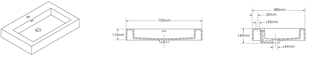 RI750-1 Technical Drawing
