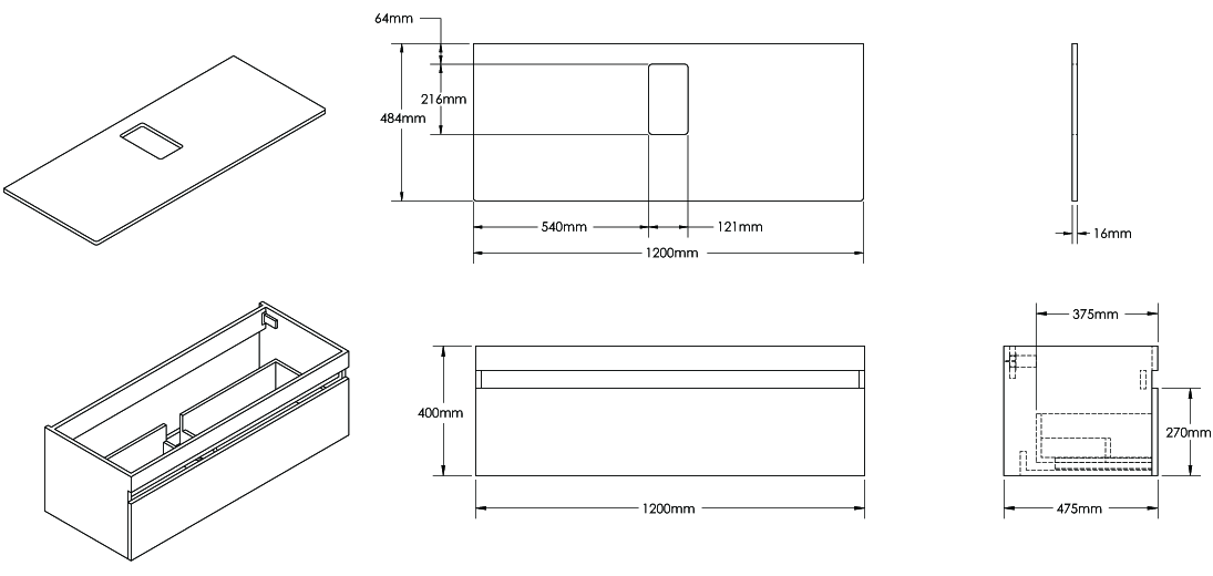 YO1200-2 Technical Drawing