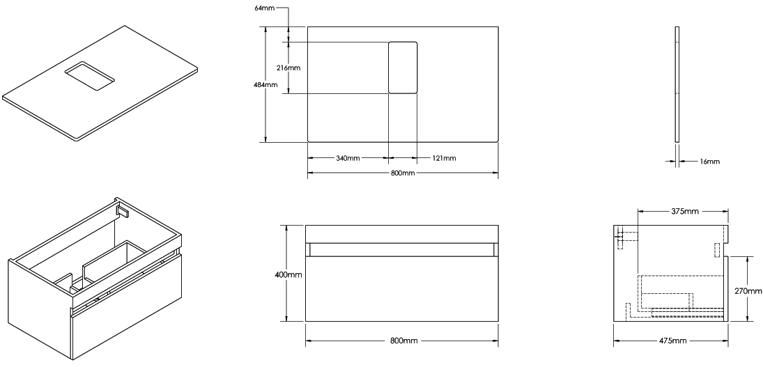 YO800-2 Technical Drawing