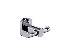 Concealed, surface mounted polished chrome hook.  Lifetime warranty and mounting hardware is included.