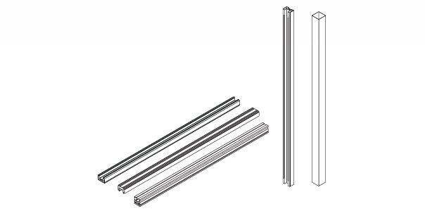 wall partition track components