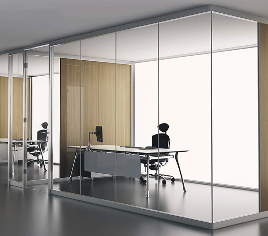 wall partitions, modular office space, cubicles, frameless wall partitions, commerical offices